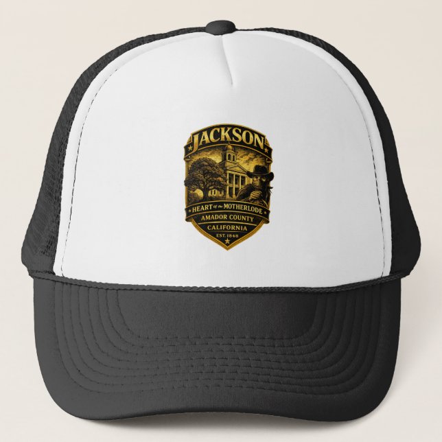 Boné Jackson, Califórnia – Desenho Histórico Crest (Frente)