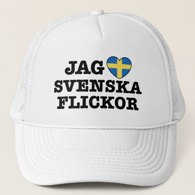 Boné Jag Svenska Flickor (Frente)