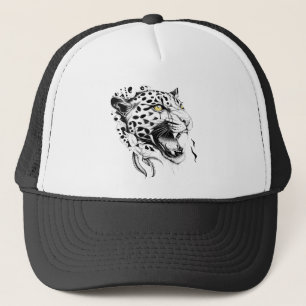 Boné Jaguar Wild Animal Nature Illustration Art Tattoo