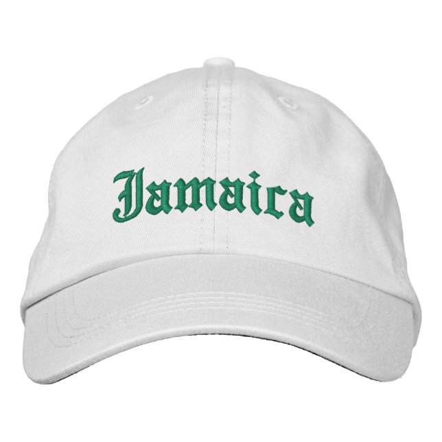 Boné Jamaica bordada personalizada  (Frente)