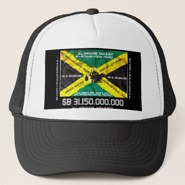 Boné JAMAICAN OIL Trucker Hat (Frente)