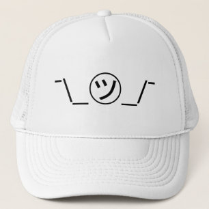 Boné Japonês Kaomoji do ¯ do Emoticon da encolho de
