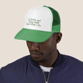 Boné Jardineiro, Veggies, Cultive você, é isso que eu f