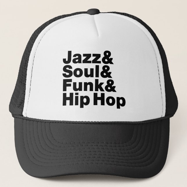 Boné Jazz & alma & funk & Hip Hop (Frente)