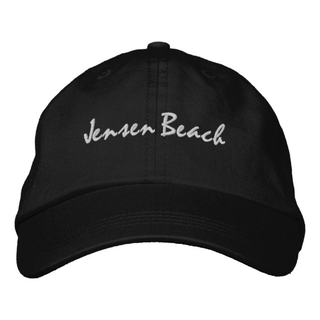 Boné Jensen Beach Florida Boriderou Baseball Hat (Frente)