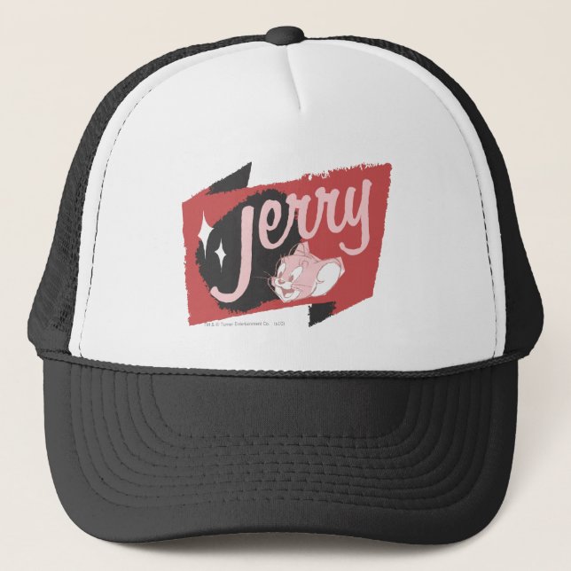Boné Jerry Red e Black Logo (Frente)