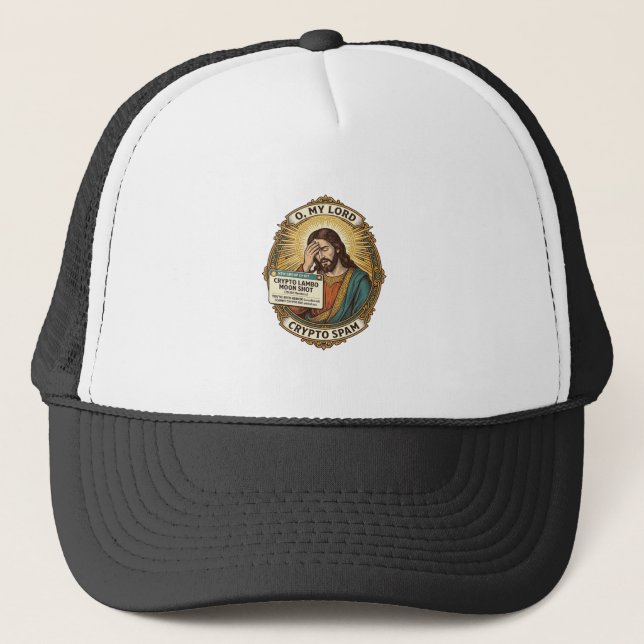 Boné Jesus Adicionou Spam Crypto Grupo de Chat Irritaçã (Frente)