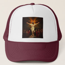 Boné Jesus Cristo é Risen Trucker Hat