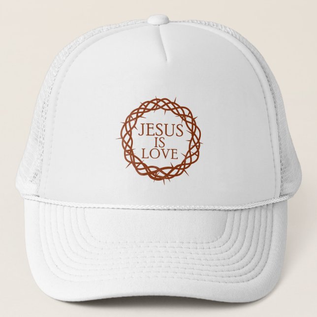 Boné Jesus é amor (Frente)