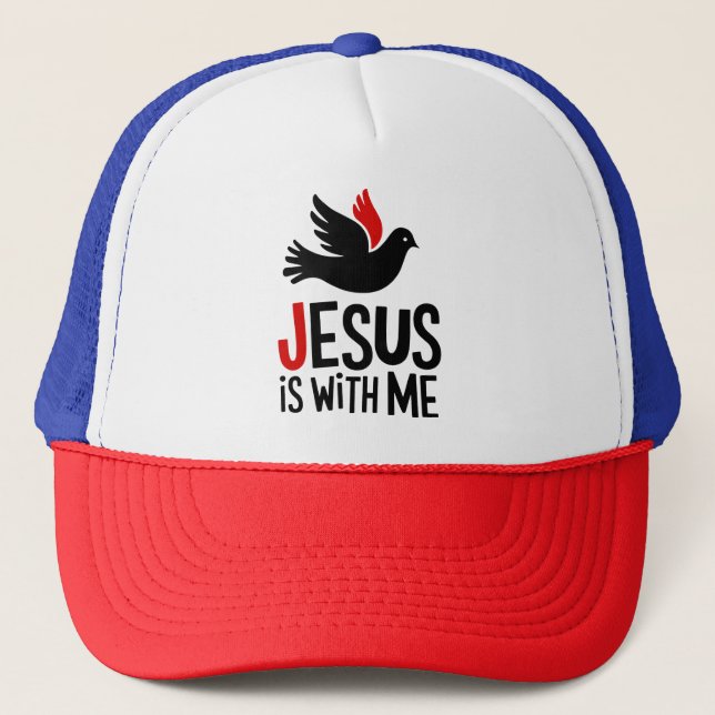 Boné Jesus is with me Gitarrenplektra (Frente)