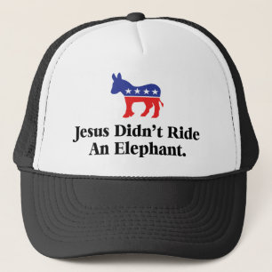 Boné Jesus Não Montou Um Elefante - Partido Democrata