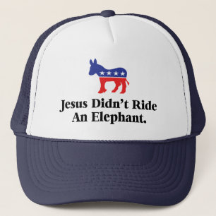 Boné Jesus Não Montou Um Elefante - Partido Democrata