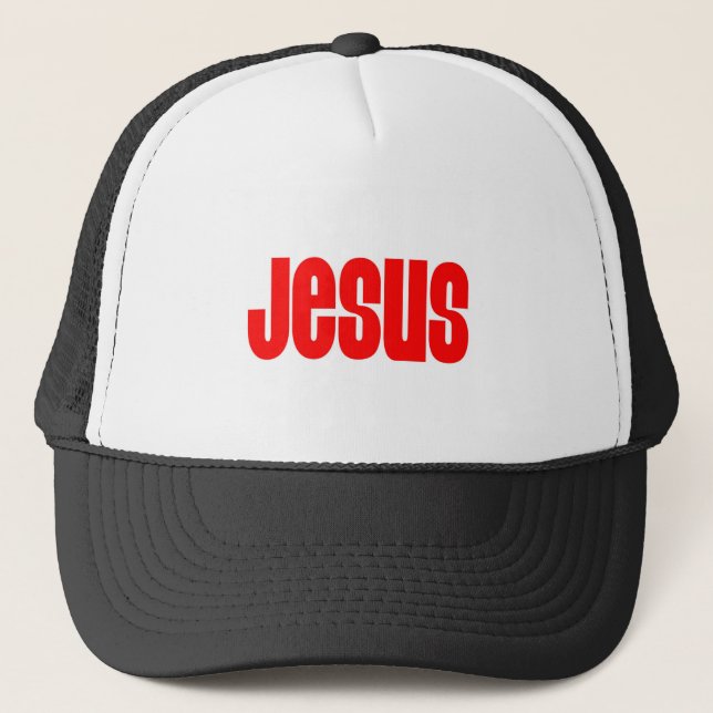 Boné Jesus no vermelho (Frente)
