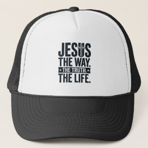 Boné Jesus O Caminho A Verdade A Vida Camiseta Cristã