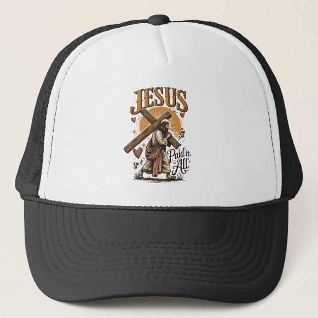 Boné Jesus pagou tudo (Frente)