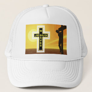 Boné Jesus salva picyure de crucificação