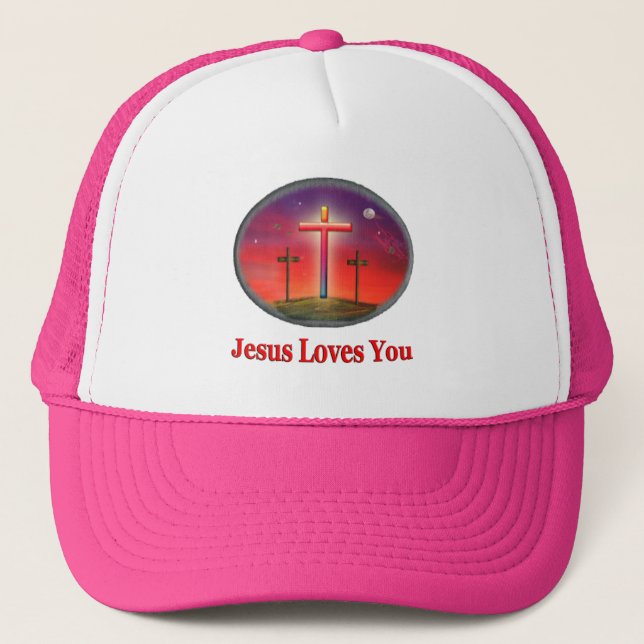 Boné jesus te ama (Frente)
