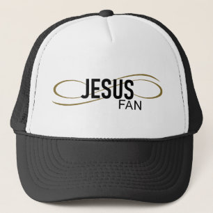 Boné Jesus Ventilador com Cabeça/Boné