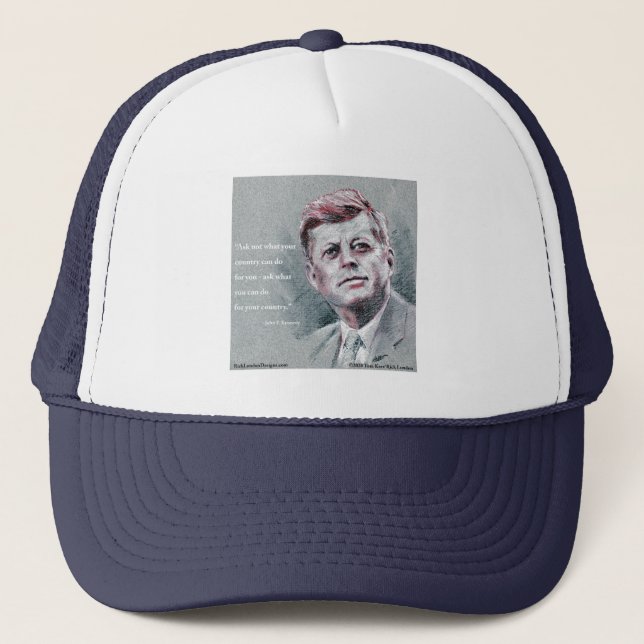Boné JFK e Cotação (Frente)