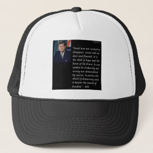 Boné JFK e famosa citação de Israel