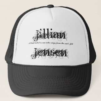 Boné Jillian Jensen, artista verdadeiro de A é o… -