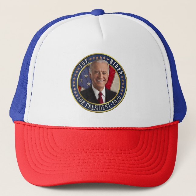 Boné Joe Biden para Presidente 2020 Foto Democrata (Frente)