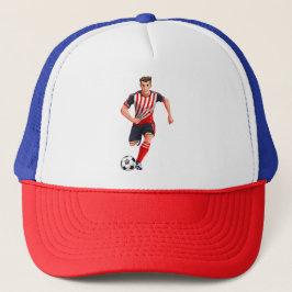 Boné Jogador de futebol homem