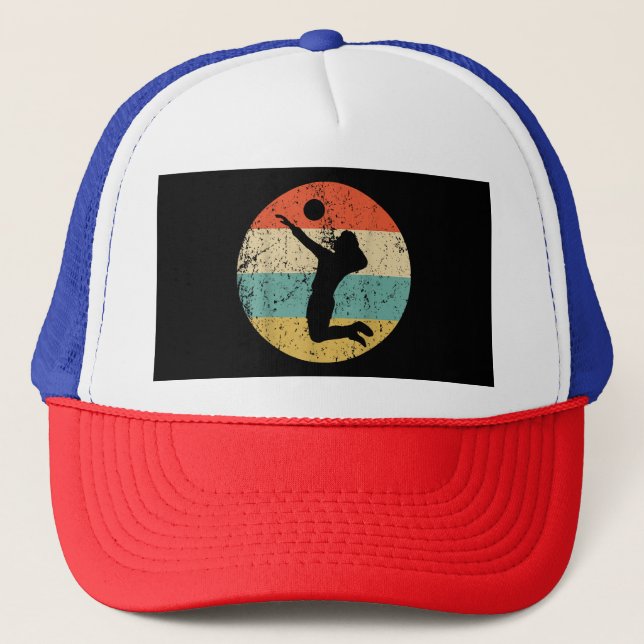 Boné Jogador de Voleibol Retro Vintage (Frente)