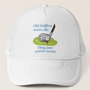 Boné Jogadores de golfe idosos