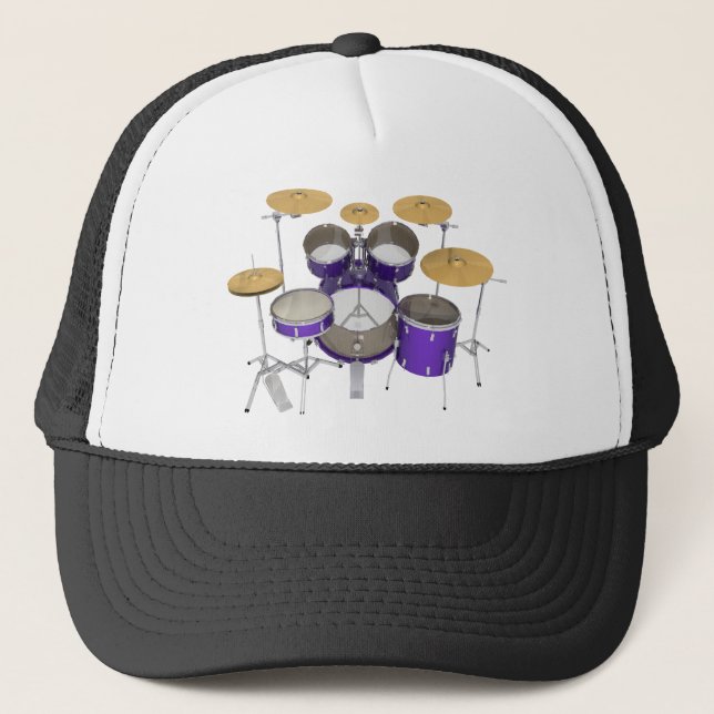 Boné Jogo roxo do cilindro: (Frente)