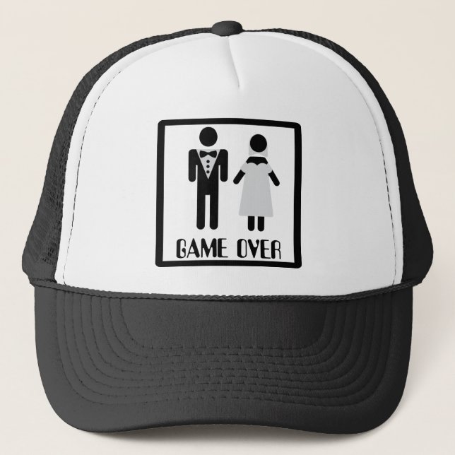 Boné jogo sobre o ícone nupcial do casal (Frente)