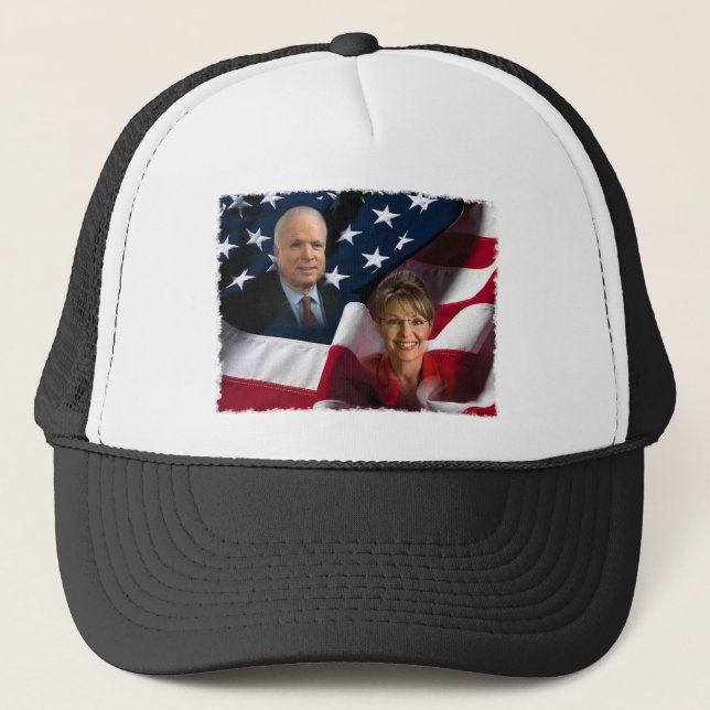 Boné John McCain & Sarah Palin, 2008 eleições (Frente)