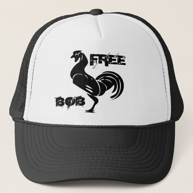 Boné johnny_automatic_rooster_silhouette, LIVRE, PRUMO (Frente)