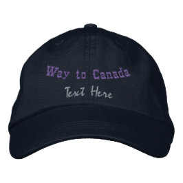 Boné Jornada Personalizada no Canadá Gorro Ajustável In