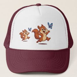 Boné Joyful Chase – Happy Squirrel & Butterfly