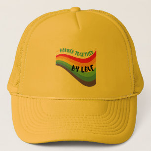 Boné Juntos por amor como presente para os amigos