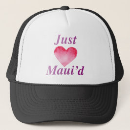 Boné JustMauidHeart apenas Maui'd