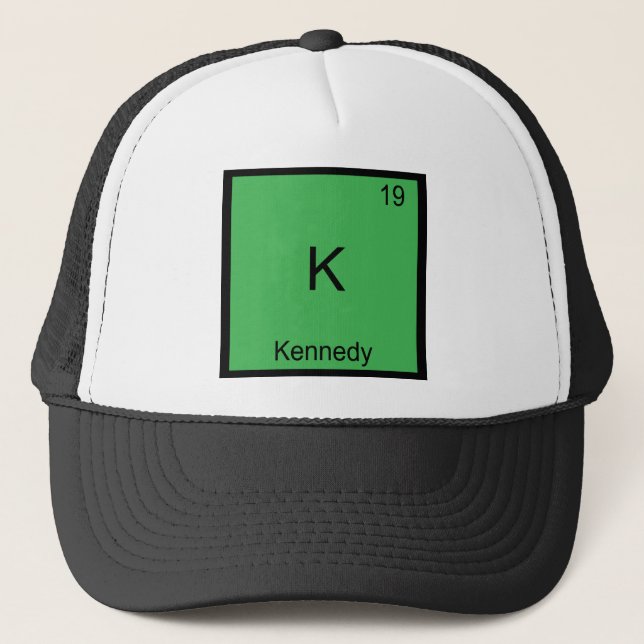 Boné K - Kennedy Funny Chemistry Element Symbol T-Shirt (Frente)