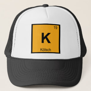 Boné K - Símbolo da Tabela Periódica da Cerveja Kolsch