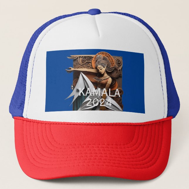 Boné Kamala 2024 para o Presidente Thunder_Cove (Frente)