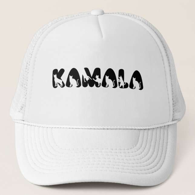Boné Kamala come camisa básica de mulher (Frente)