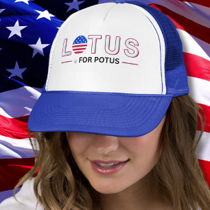 Boné Kamala Harris 2024 Lotus for Potus