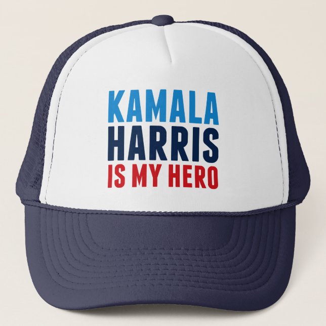 Boné Kamala Harris é meu herói (Frente)