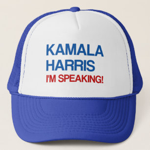 Boné Kamala Harris, estou falando!