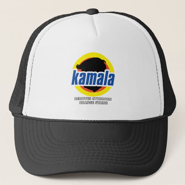 Boné Kamala remove manchas laranja bornais (Frente)