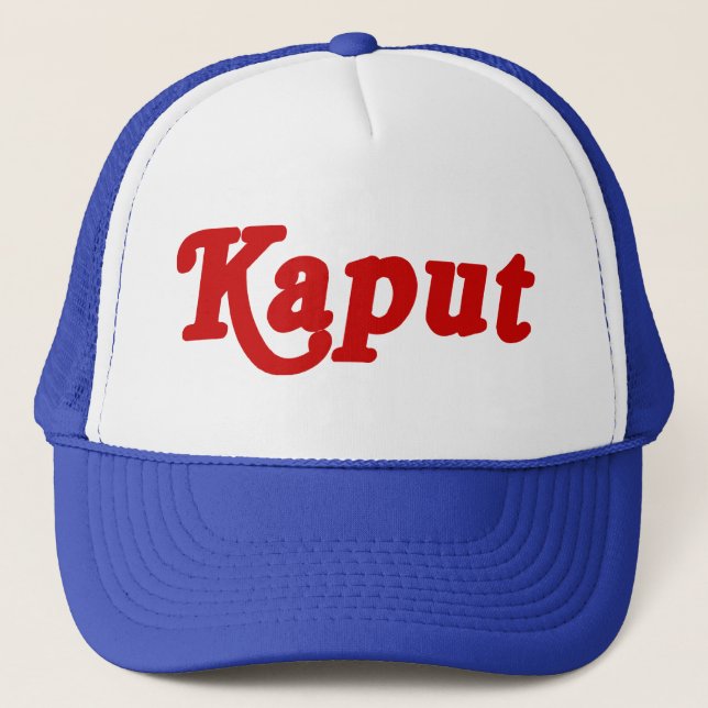 BONÉ KAPUT ♦ NÃO TRABALHO ♦ (Frente)