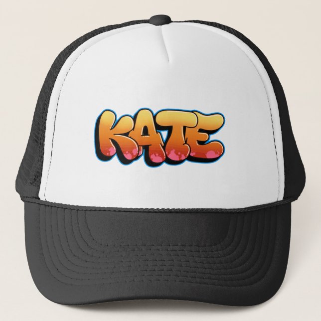 Boné Kate Grafite Style Merch! Kate de nome personaliza (Frente)