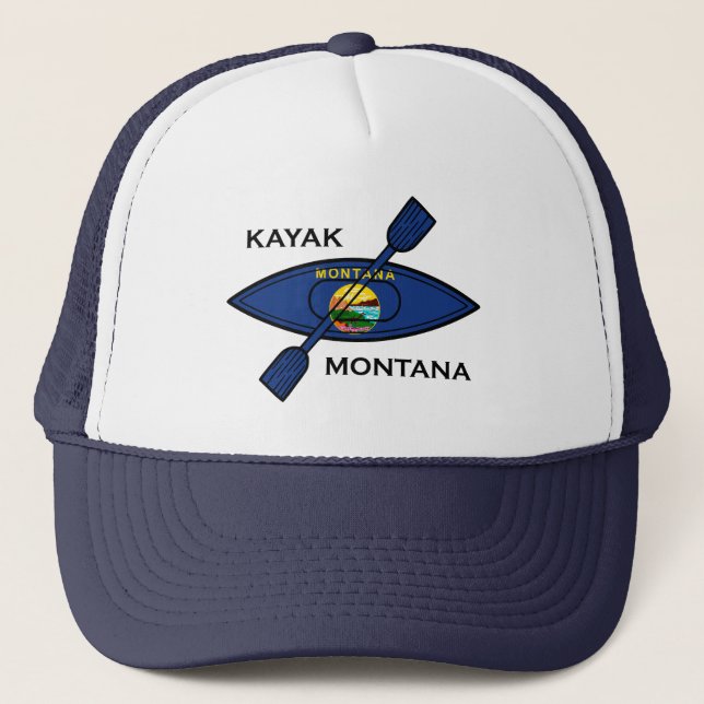 Boné Kayak Montana Flag (Frente)