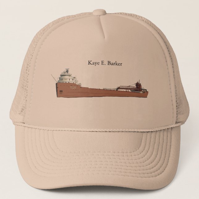 Boné Kaye E. Barker Trucker hat (Frente)