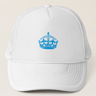 Boné Keep calm blue victory crown